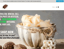 Tablet Screenshot of hugmyhair.com
